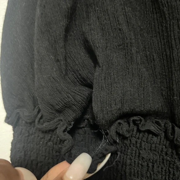 Anthropologie Black Halter Dress - Picture 7 of 8